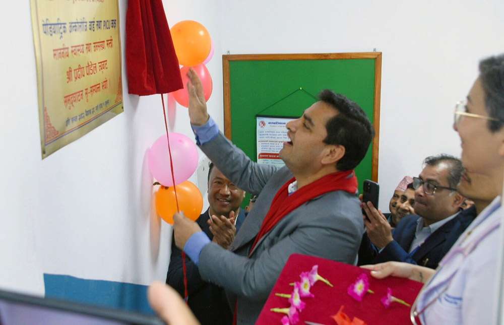 भक्तपुर क्यान्सर अस्पतालमा बाल चिकित्सा सघन एकाई शुरुवात