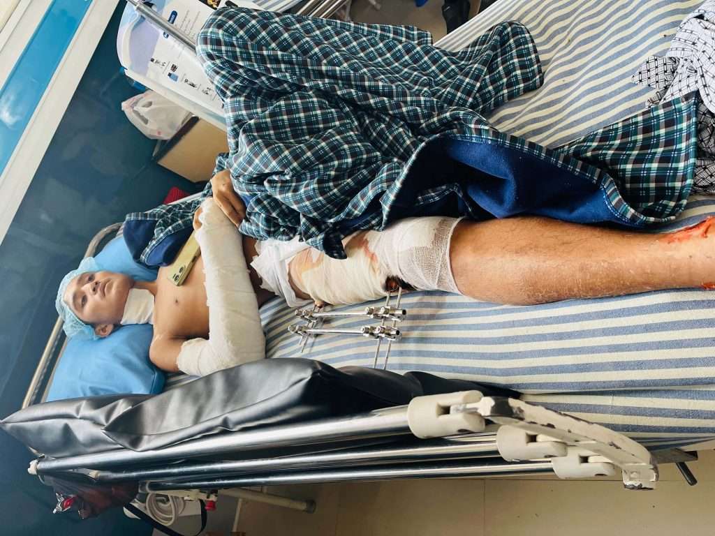 दुर्घटनामा घाइते माझीको उपचारमा आर्थिक अभाव,सहयोगका लागि परिवारको अपिल